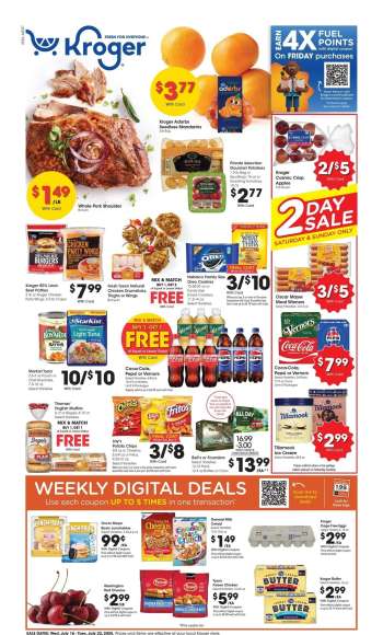 Kroger Flyer - 07/16/2025 - 07/22/2025.