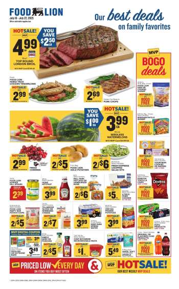 Food Lion Flyer - 07/16/2025 - 07/22/2025.