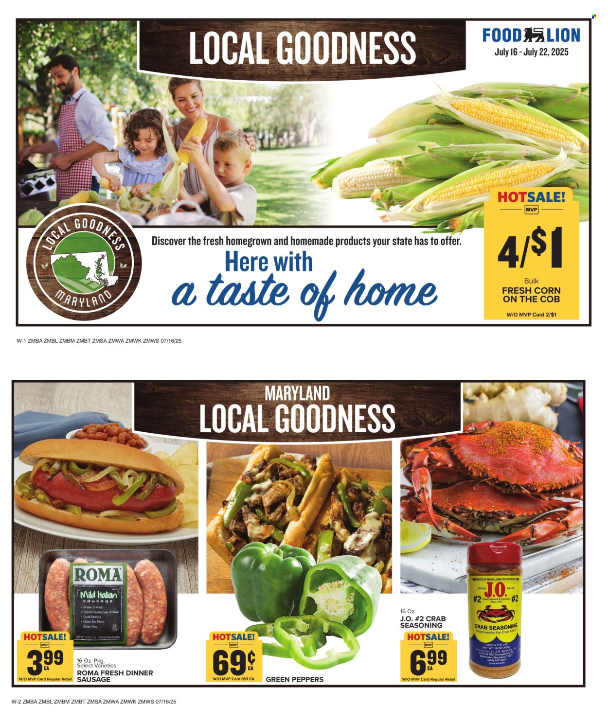 Food Lion ad - 07/16/2025 - 07/22/2025. Page 9