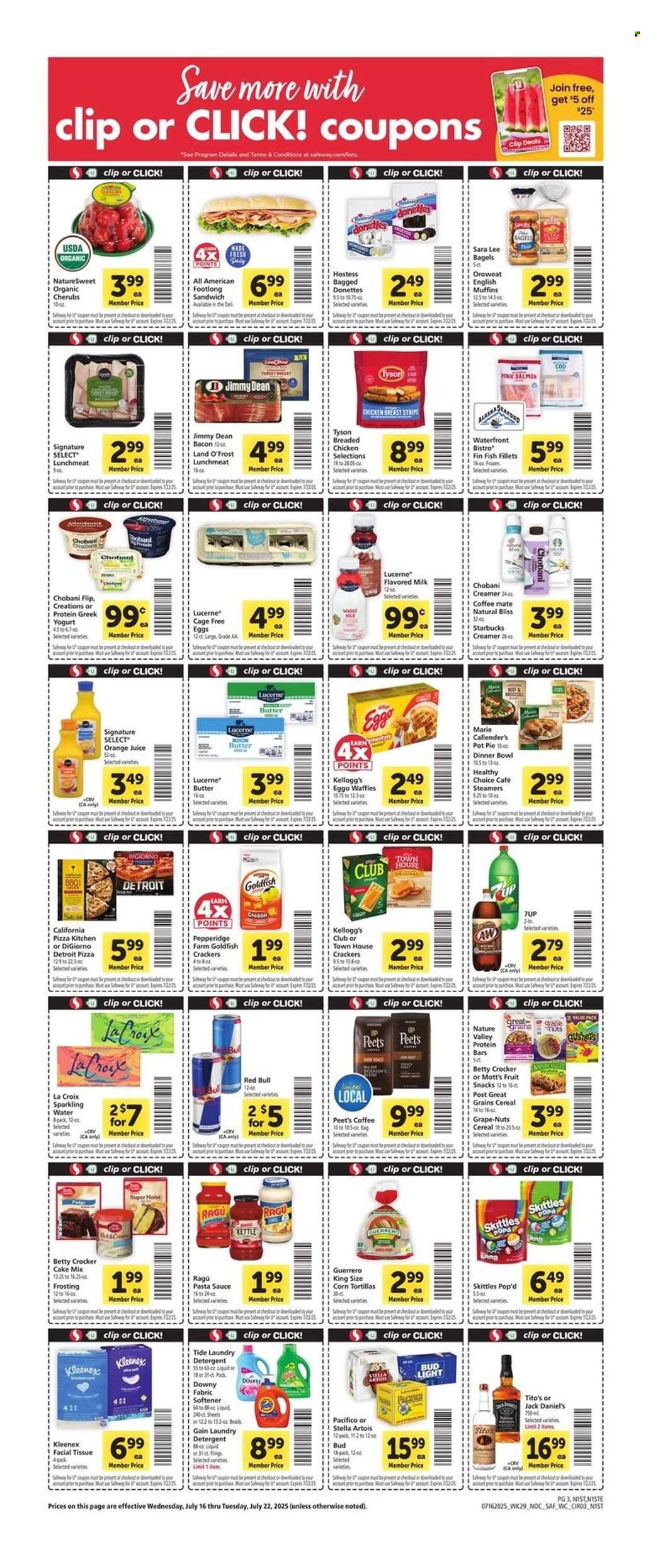 Safeway ad - 07/16/2025 - 07/22/2025. Page 3