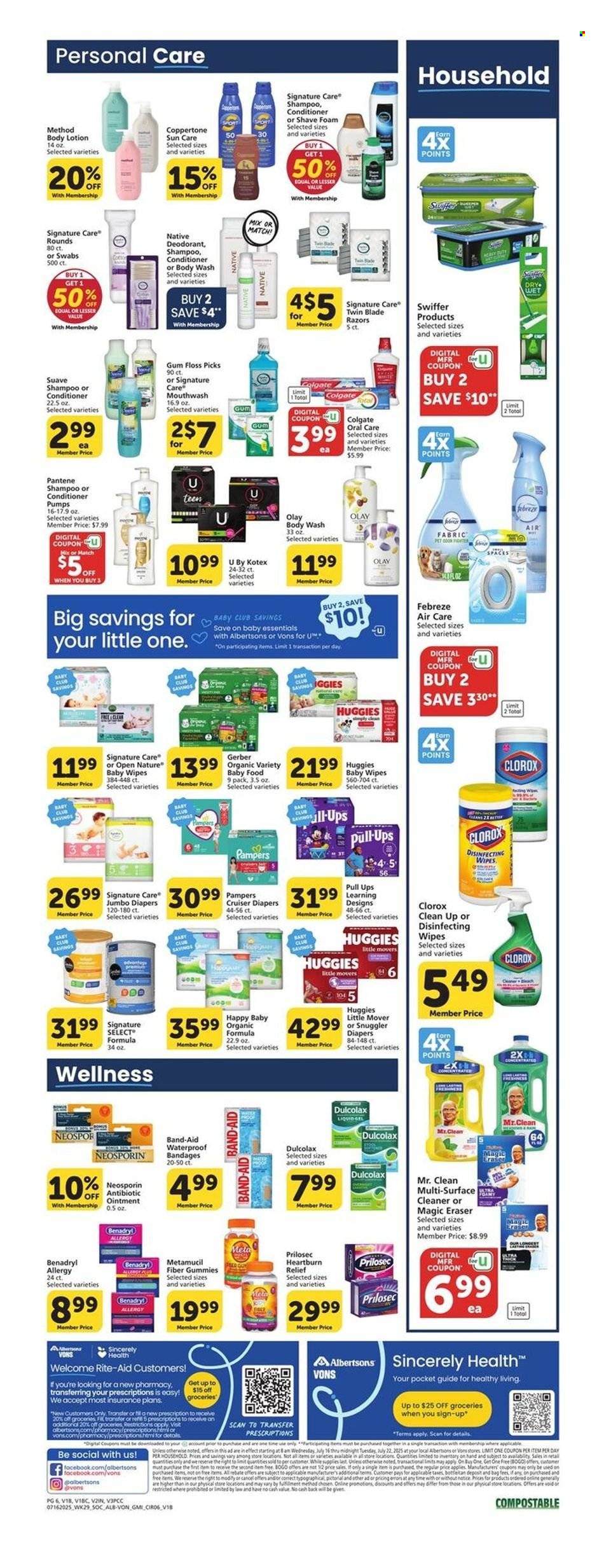 Albertsons ad - 07/16/2025 - 07/22/2025. Page 6