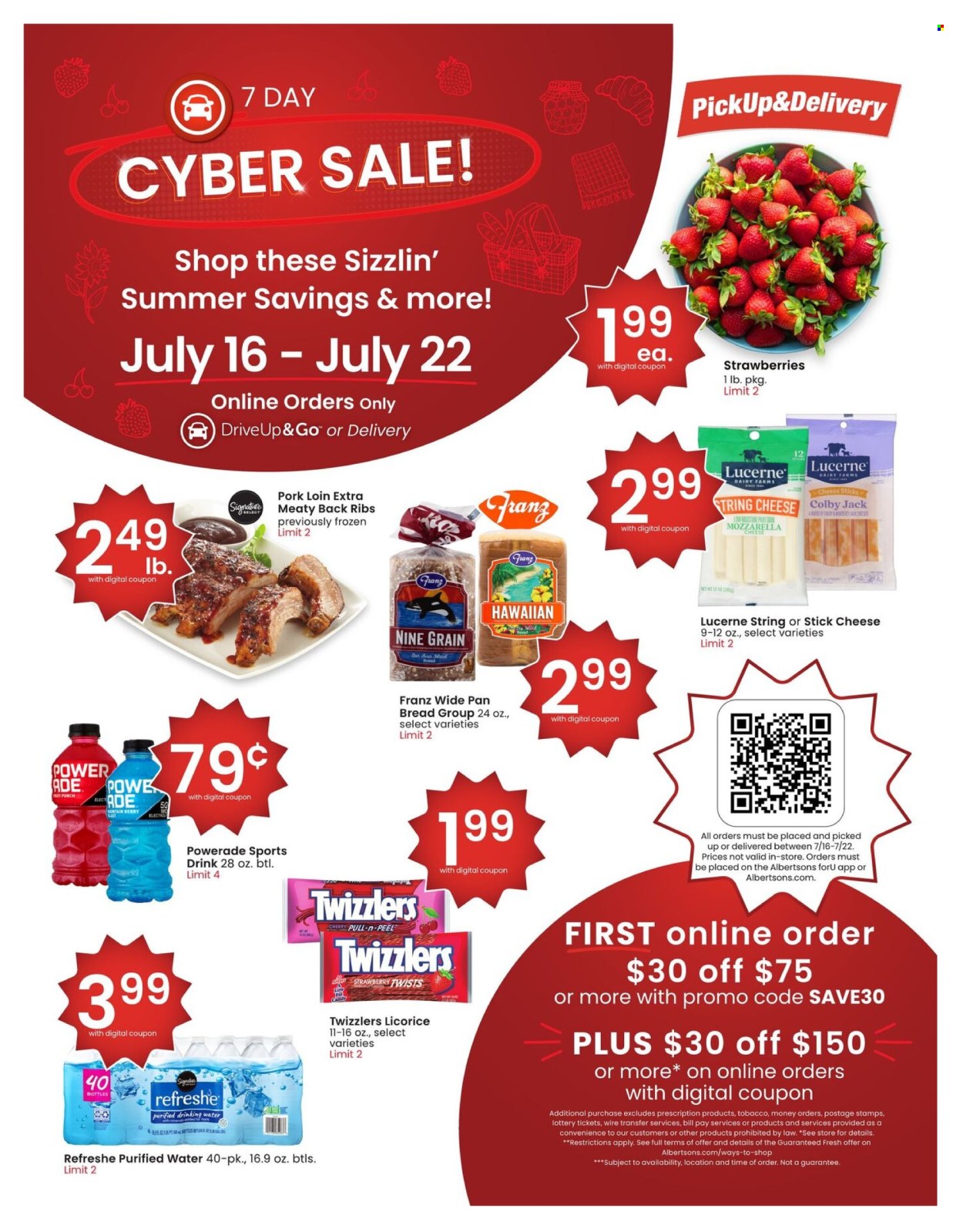 Albertsons ad - 07/16/2025 - 07/22/2025. Page 1