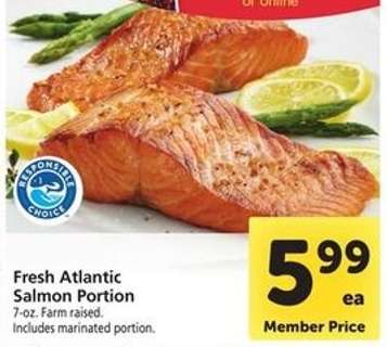 Fresh Atlantic Salmon Portion