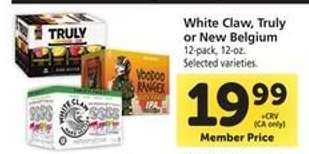 White Claw, Truly or New Belgium