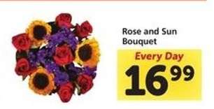 Rose and Sun Bouquet