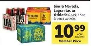 Sierra Nevada, Lagunitas or Athletic