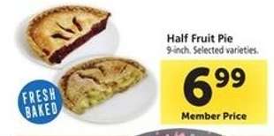 Half Fruit Pie