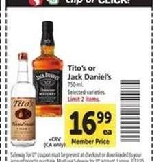 Tito's or Jack Daniel's