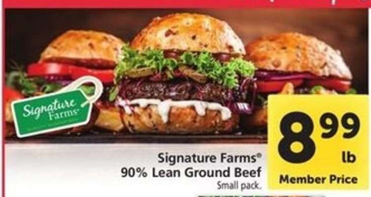Signature Farms 90% Lean Ground Beef