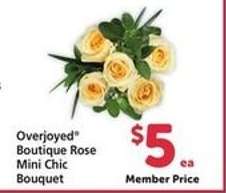 Overjoyed Boutique Rose Mini Chic Bouquet