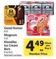 Good Humor, Magnum, Klondike Ice Cream Bars