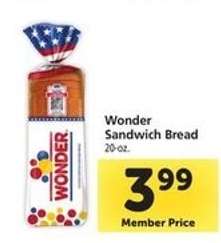 Wonder Sandwich Bread