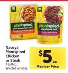 Nasoya Plantspired Chicken or Steak