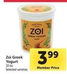 Zoi Greek Yogurt
