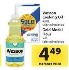 Wesson Cooking Oil & Gold Medal Flour