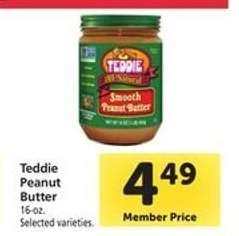 Teddie Peanut Butter