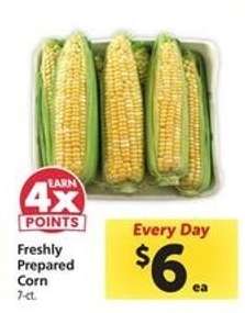 Freshly Prepared Corn