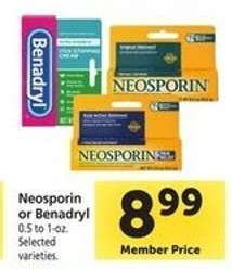 Neosporin or Benadryl