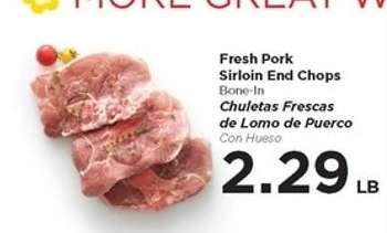 Fresh Pork Sirloin End Chops