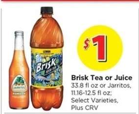 Brisk Tea or Juice
