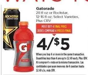 Gatorade or Rockstar