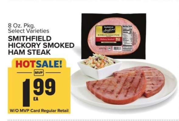 Smithfield Hickory Smoked Ham Steak