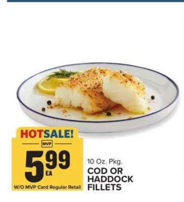 Cod or Haddock Fillets
