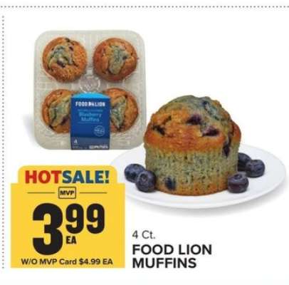FOOD LION MUFFINS