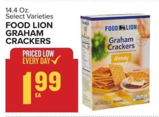 FOOD LION GRAHAM CRACKERS