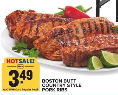 Boston Butt Country Style Pork Ribs