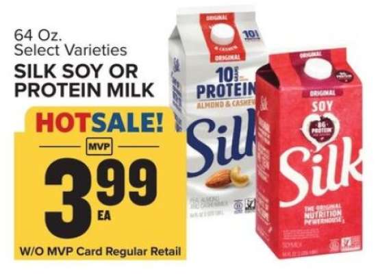 Silk Soy or Protein Milk
