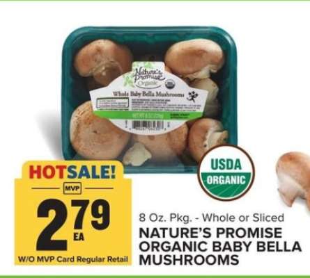 Nature's Promise Organic Baby Bella Mushrooms
