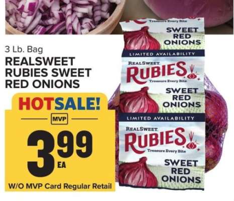 Realsweet Rubies Sweet Red Onions