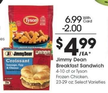 Jimmy Dean Breakfast Sandwich