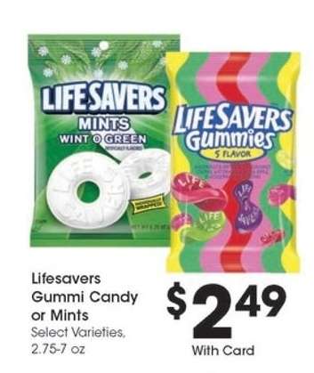 Lifesavers Gummi Candy or Mints