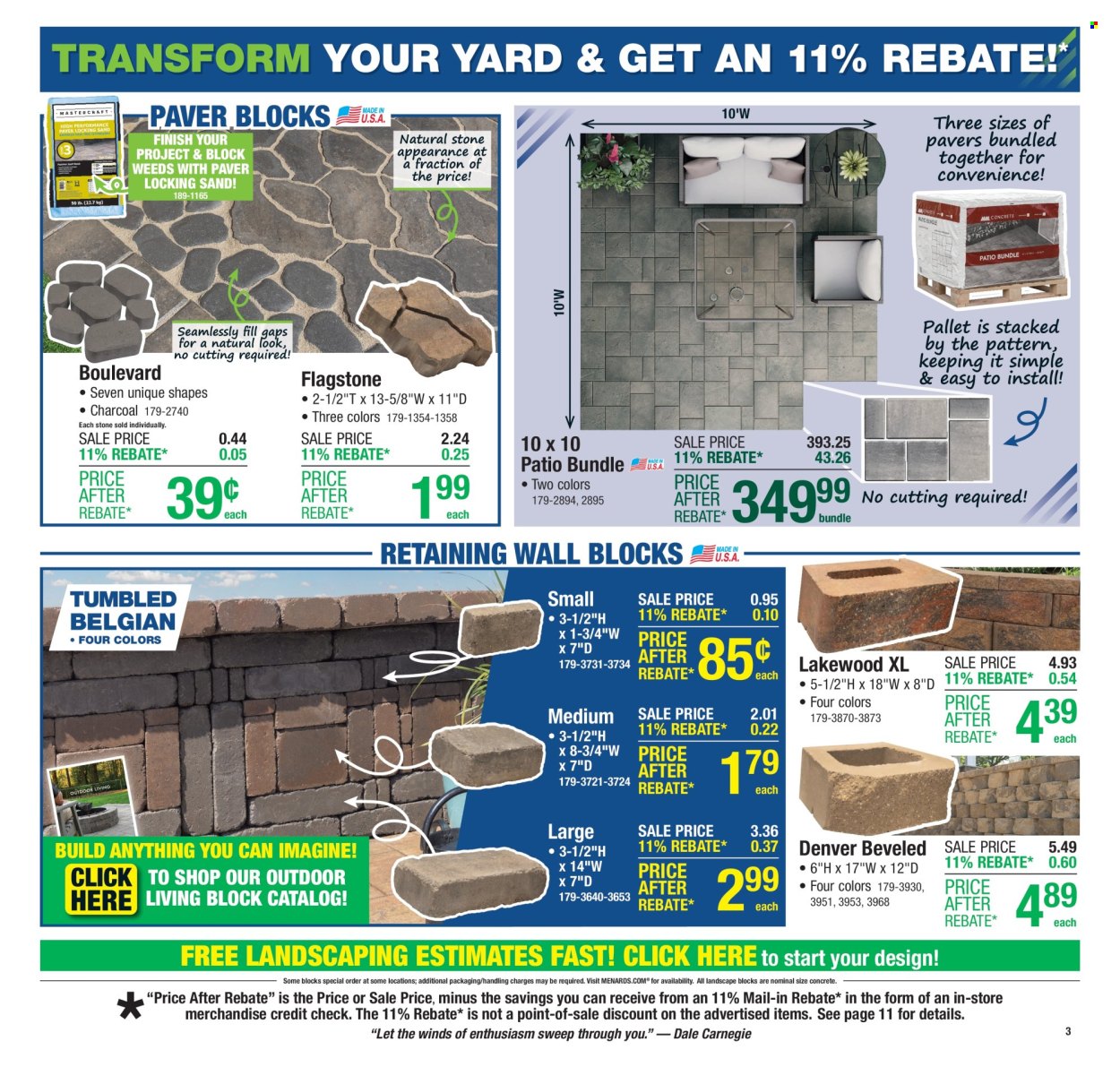 Menards ad - 07/17/2025 - 07/27/2025. Page 3