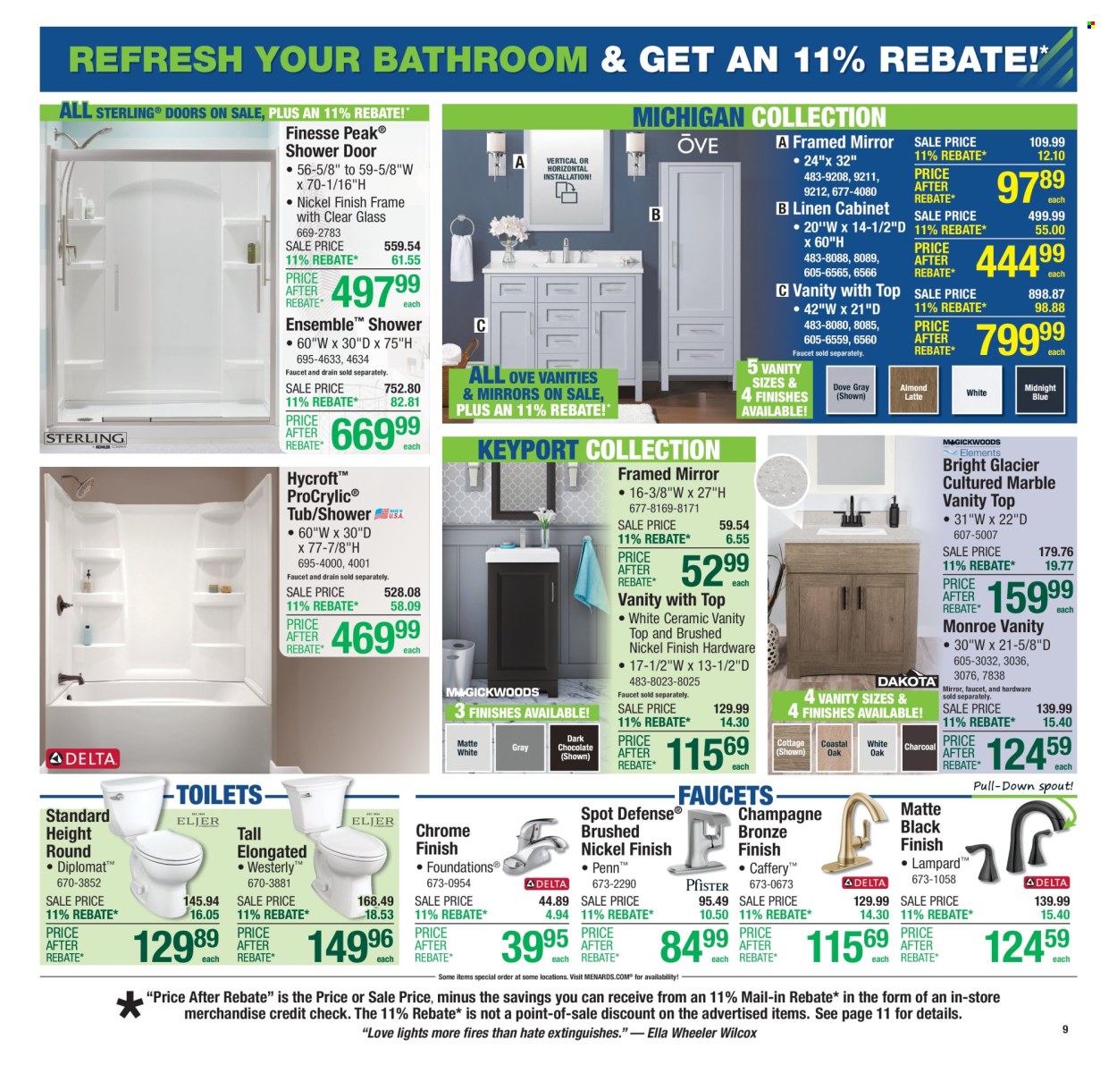 Menards ad - 07/17/2025 - 07/27/2025. Page 11