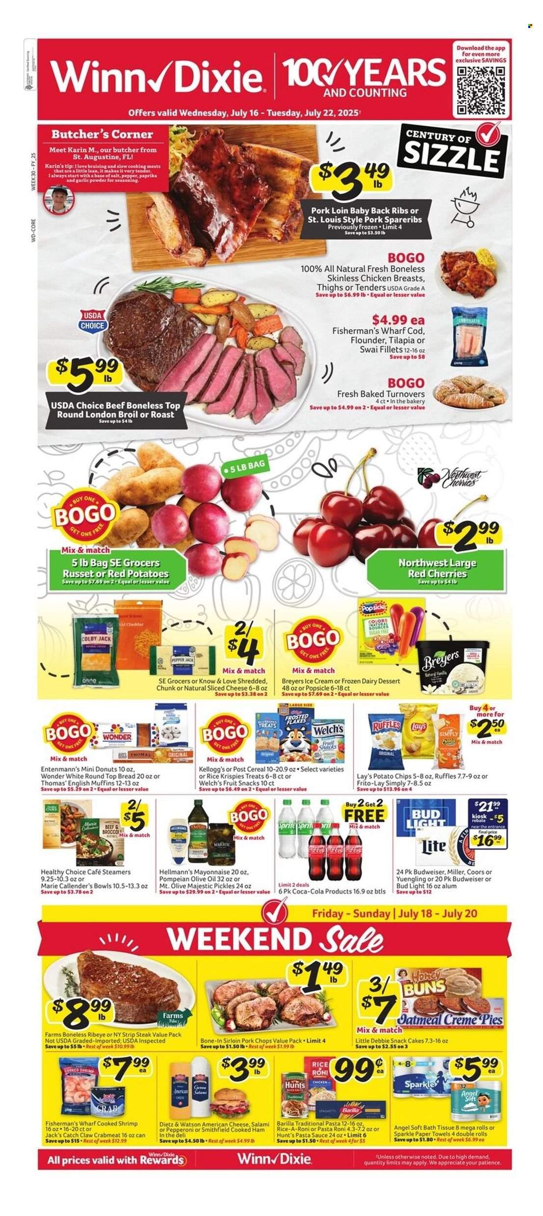 Winn Dixie ad - 07/16/2025 - 07/22/2025. Page 1