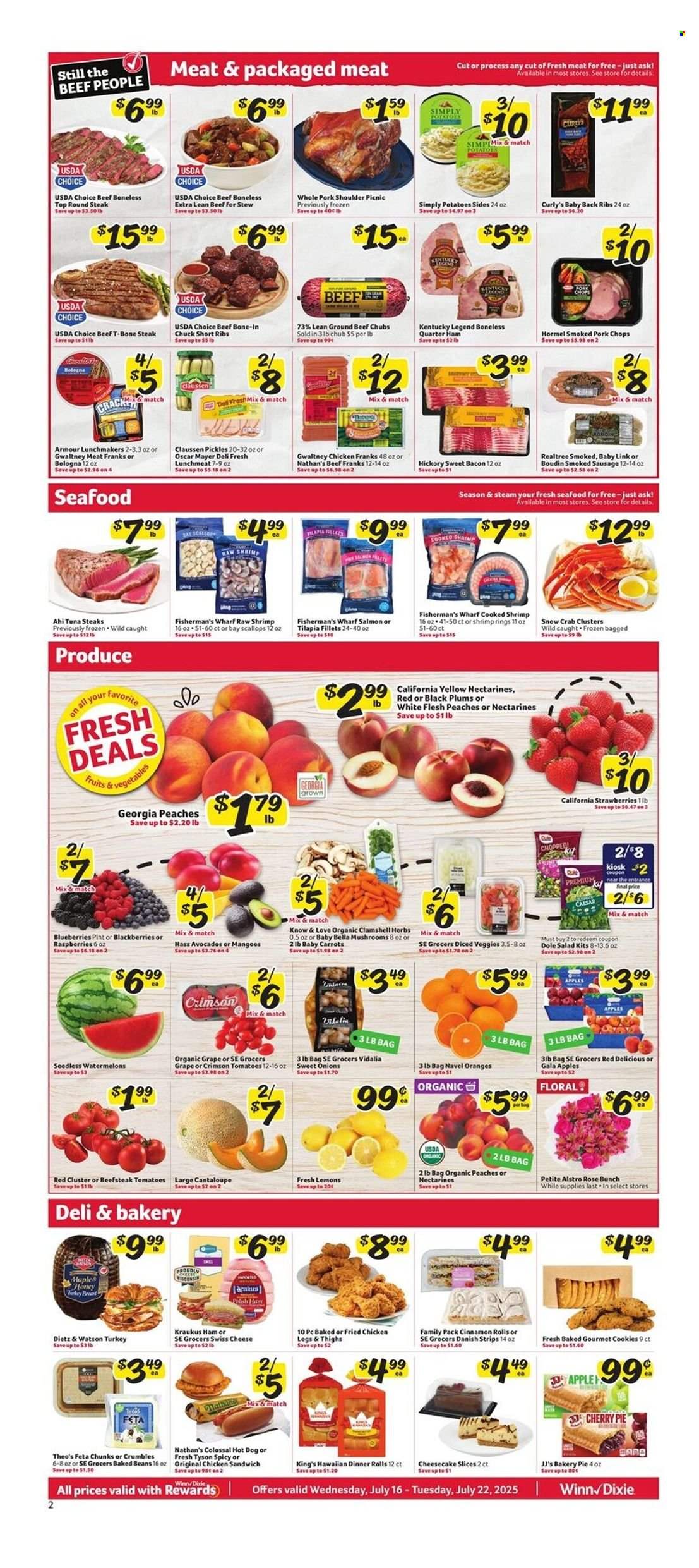 Winn Dixie ad - 07/16/2025 - 07/22/2025. Page 2