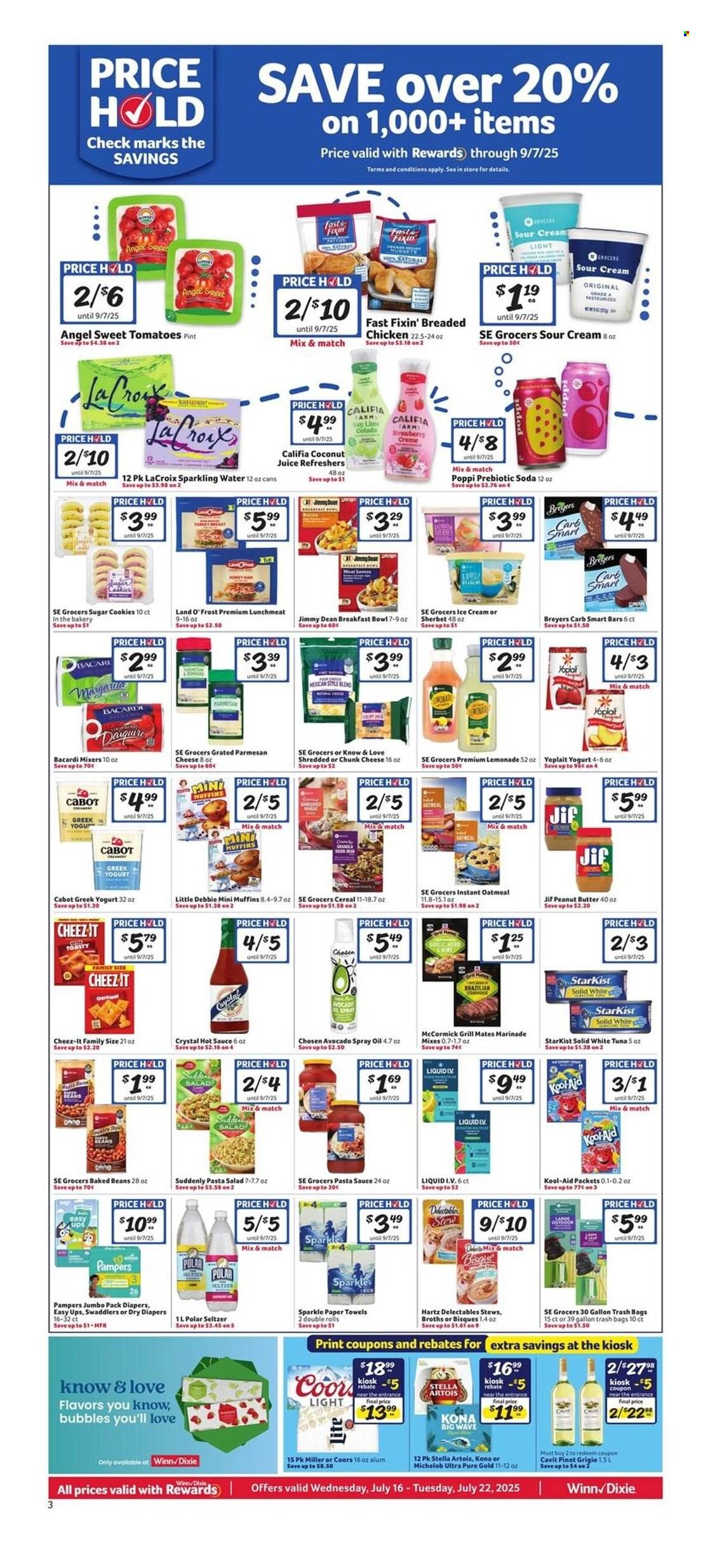 Winn Dixie ad - 07/16/2025 - 07/22/2025. Page 3