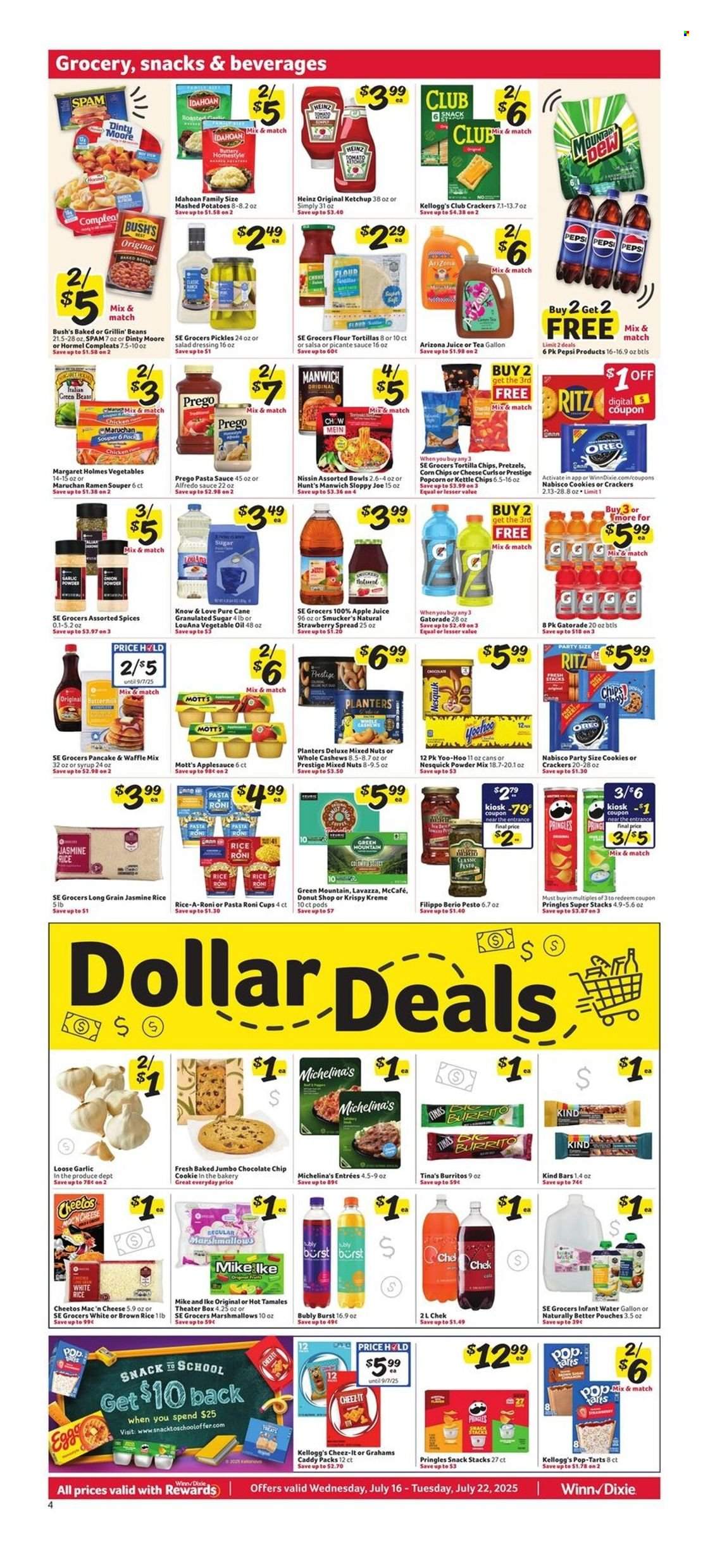 Winn Dixie ad - 07/16/2025 - 07/22/2025. Page 5