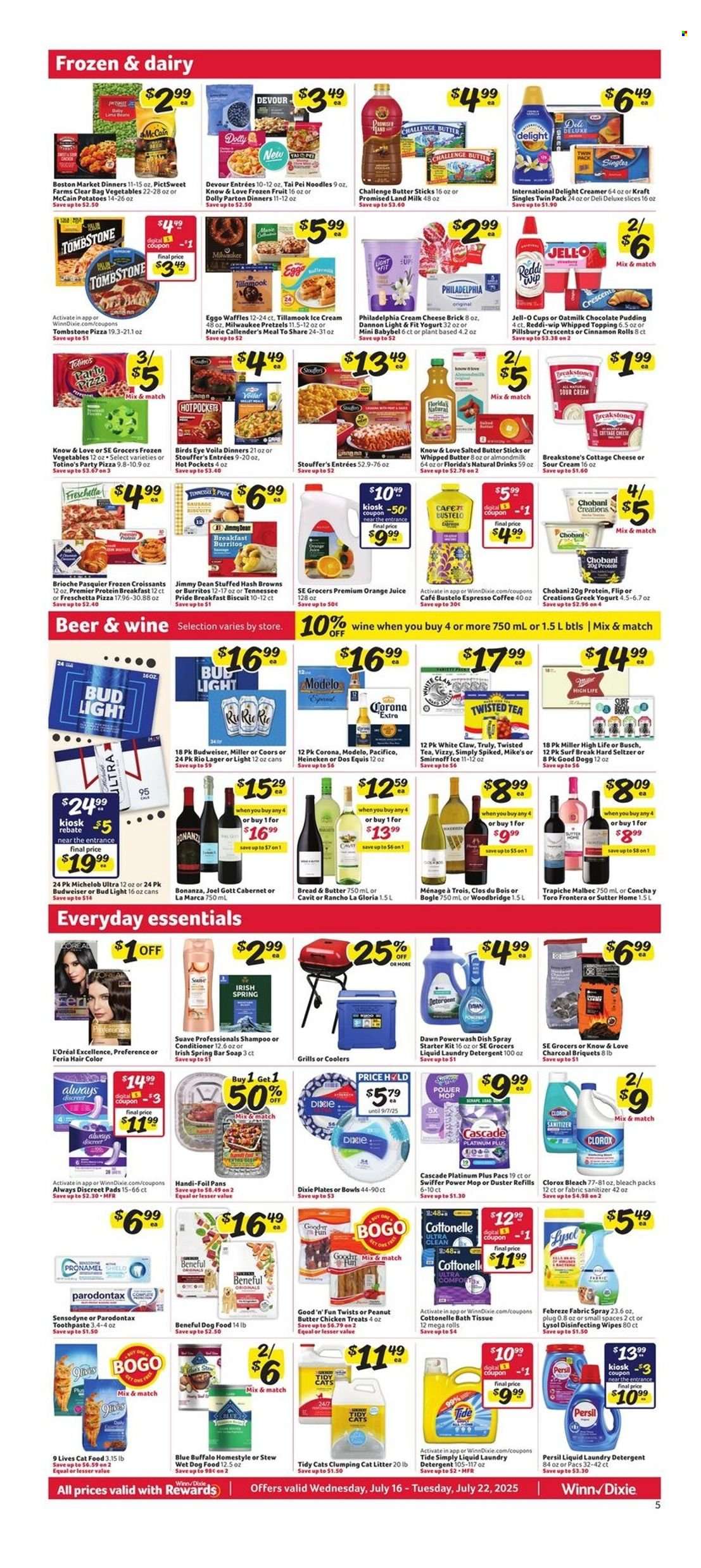 Winn Dixie ad - 07/16/2025 - 07/22/2025. Page 6