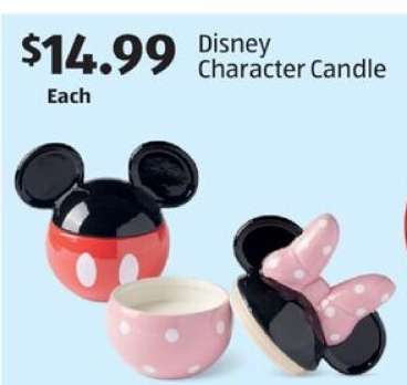 Disney Character Candle