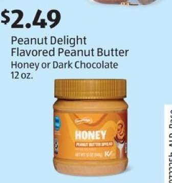 Peanut Delight Flavored Peanut Butter
