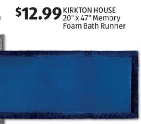 KIRKTON HOUSE Memory Foam Bath Runner