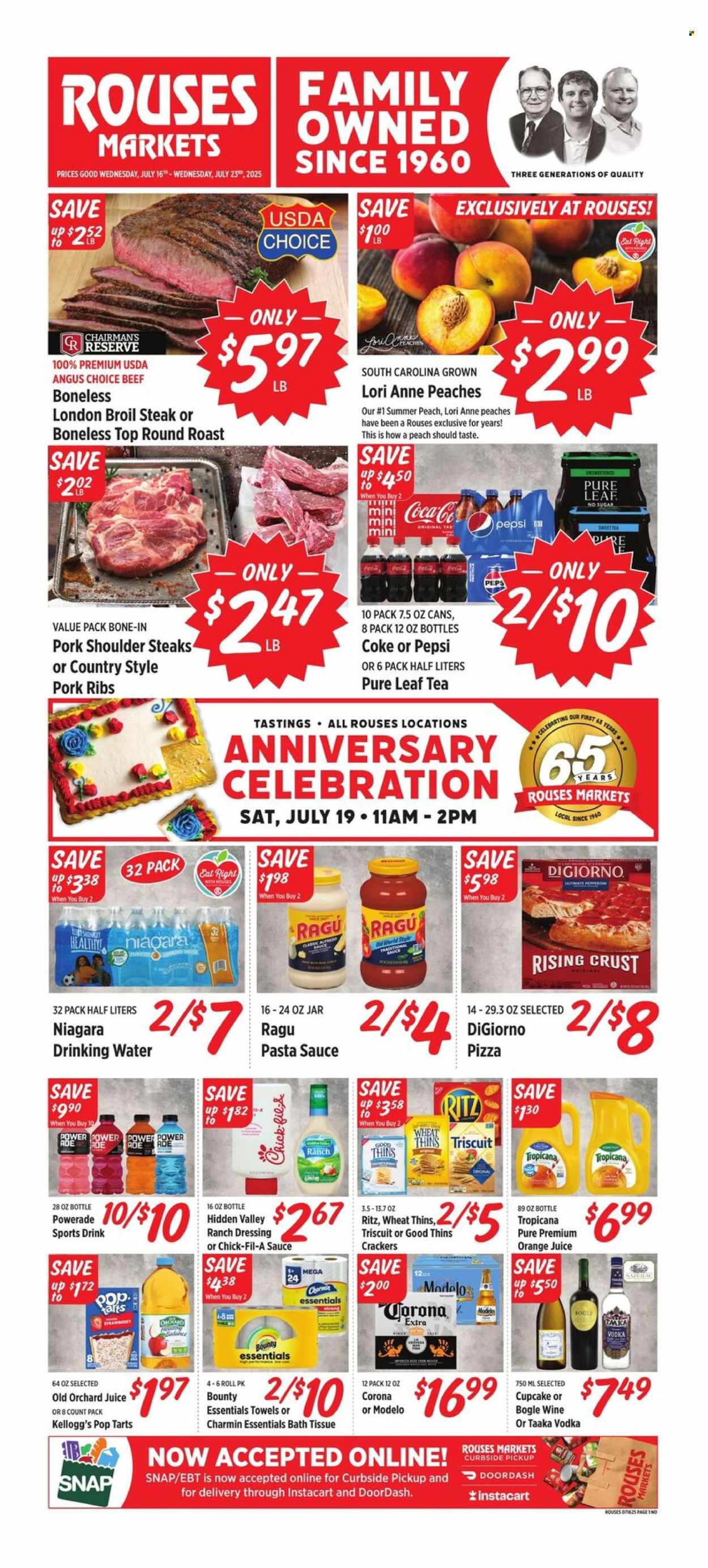 Rouses Markets ad - 07/16/2025 - 07/23/2025. Page 1