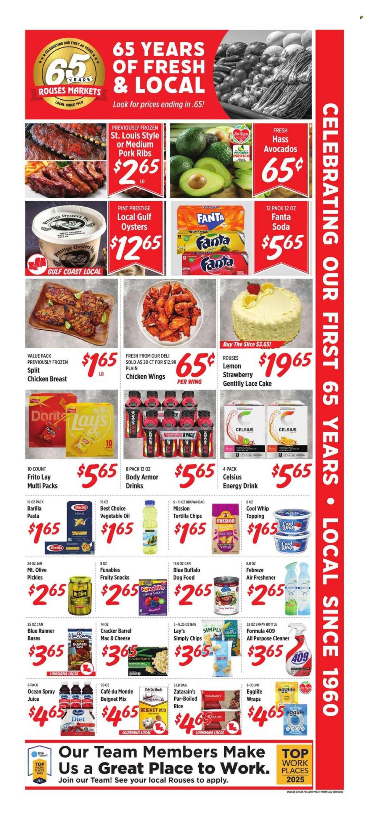 Rouses Markets ad - 07/16/2025 - 07/23/2025. Page 3