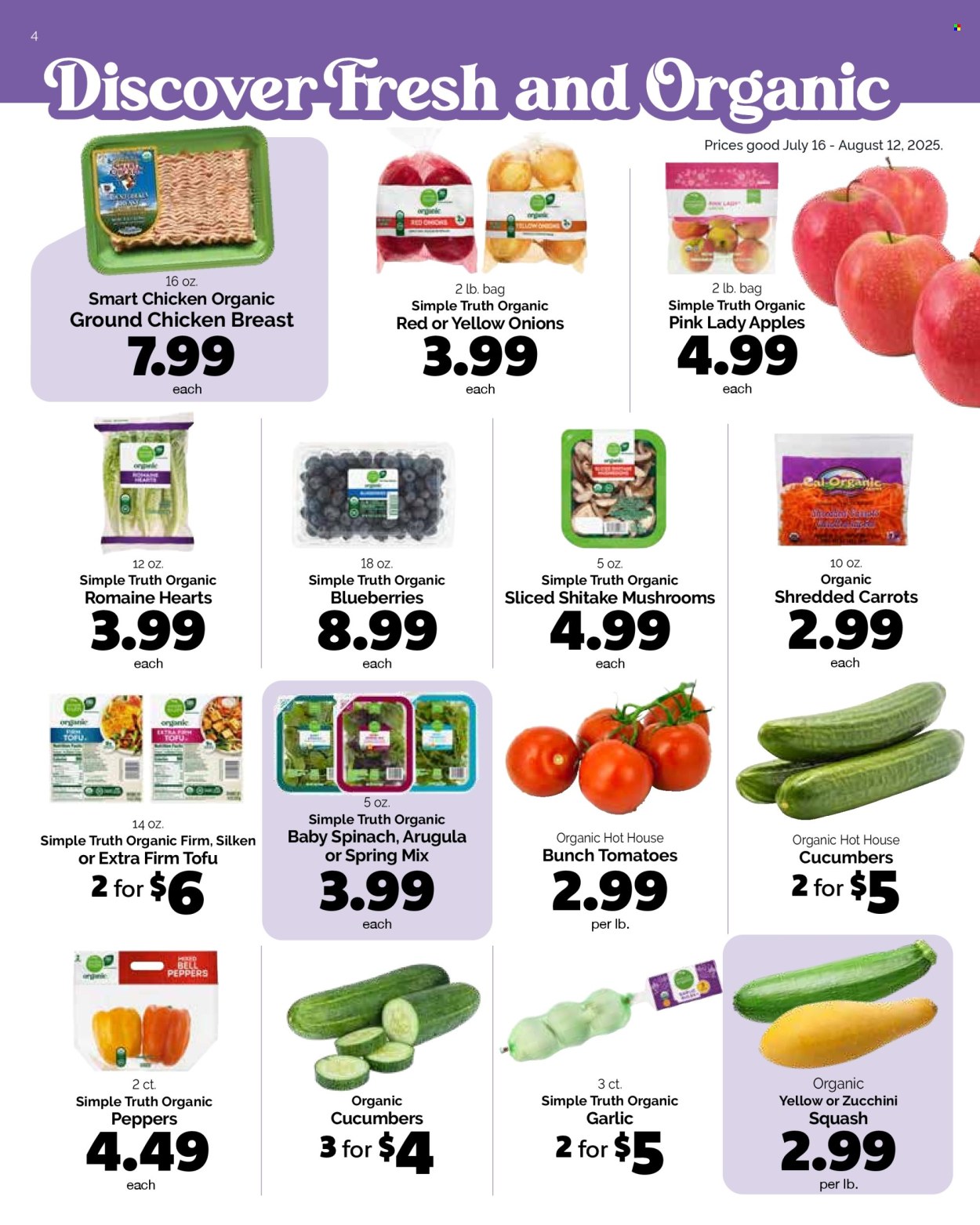 Harris Teeter ad - 07/16/2025 - 08/12/2025. Page 4
