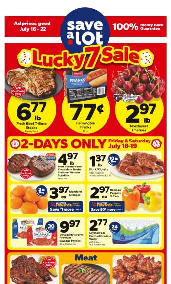 Save a Lot Flyer - 07/16/2025 - 07/22/2025.