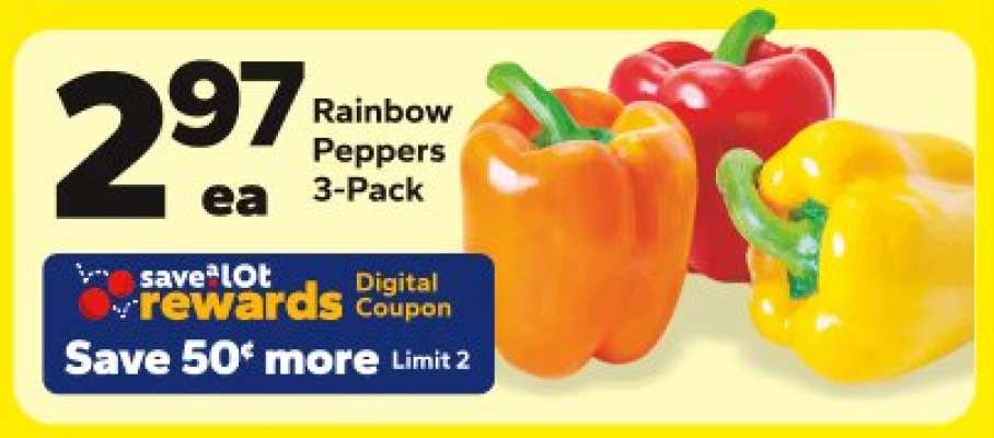 Rainbow Peppers 3-Pack
